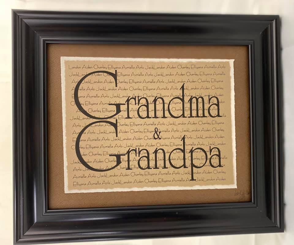 Grandma, Grandpa, gifts